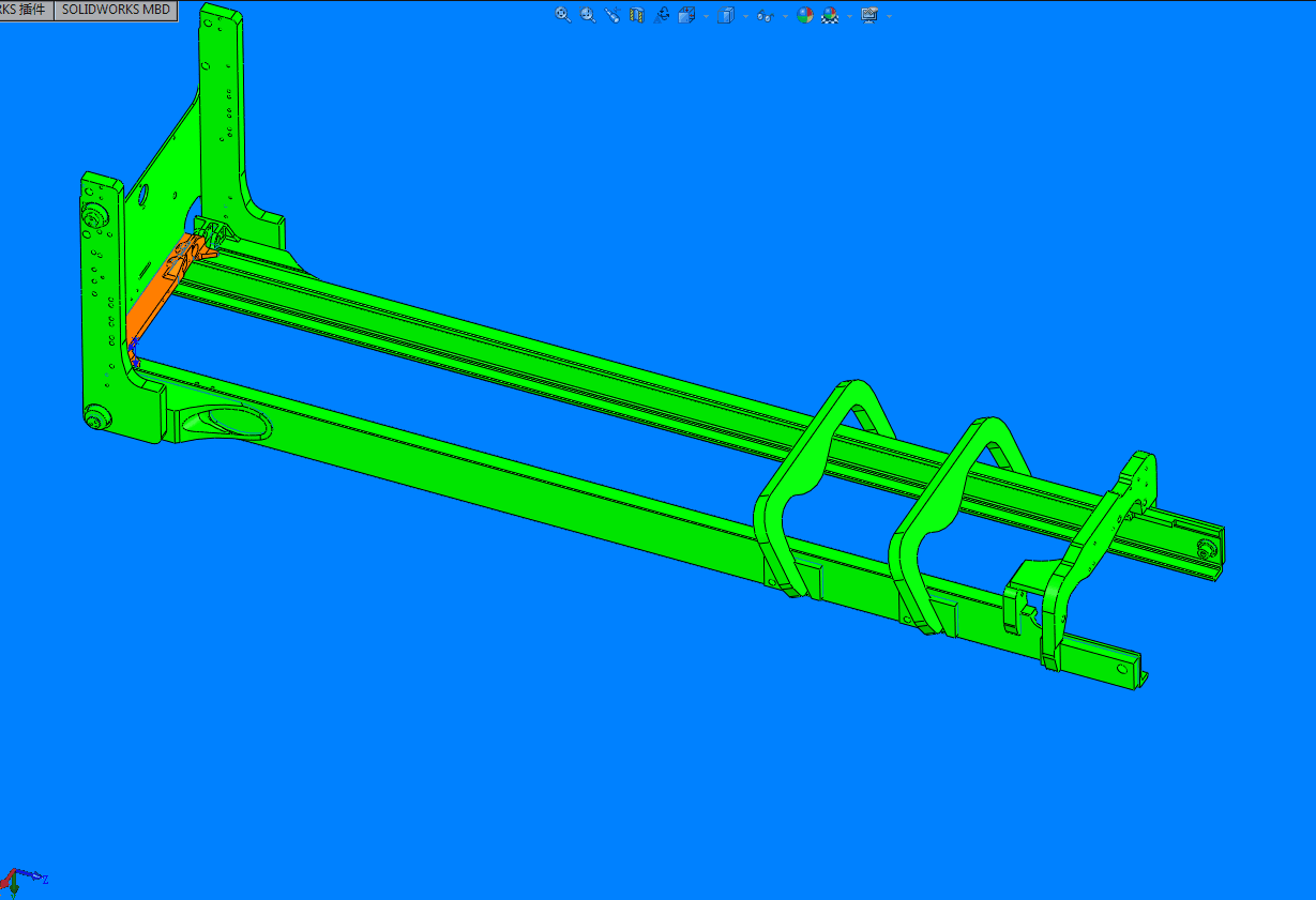 国内大型企业叉车外门架焊接工装图纸（完整版）